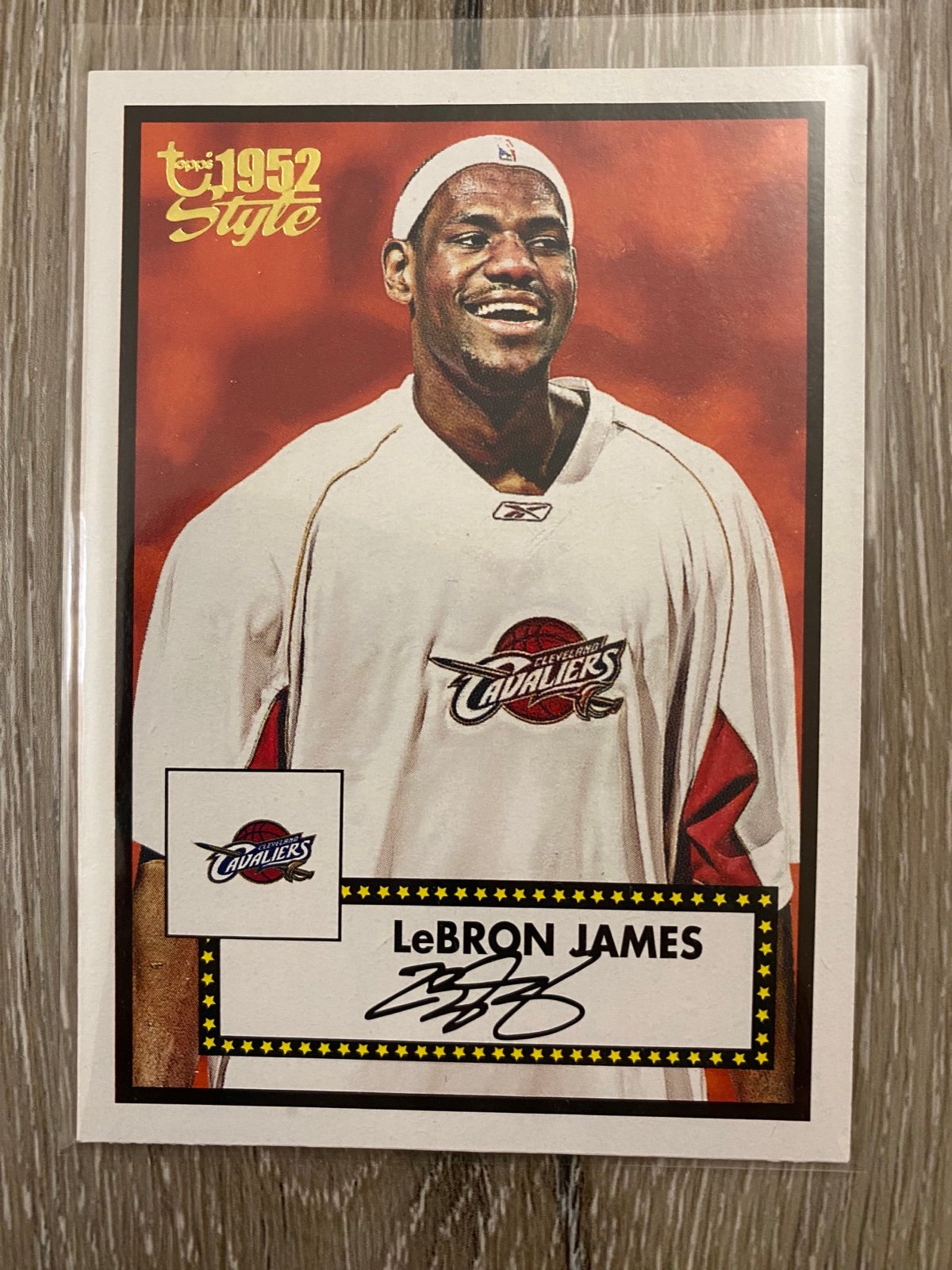 topps 1952 style lebron james 111