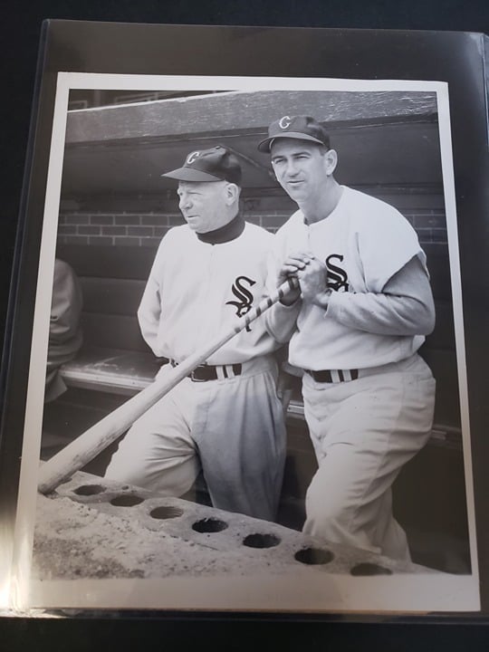 1950 Luke Appling Red Corriden Press Photo Chicago White Sox HOFer