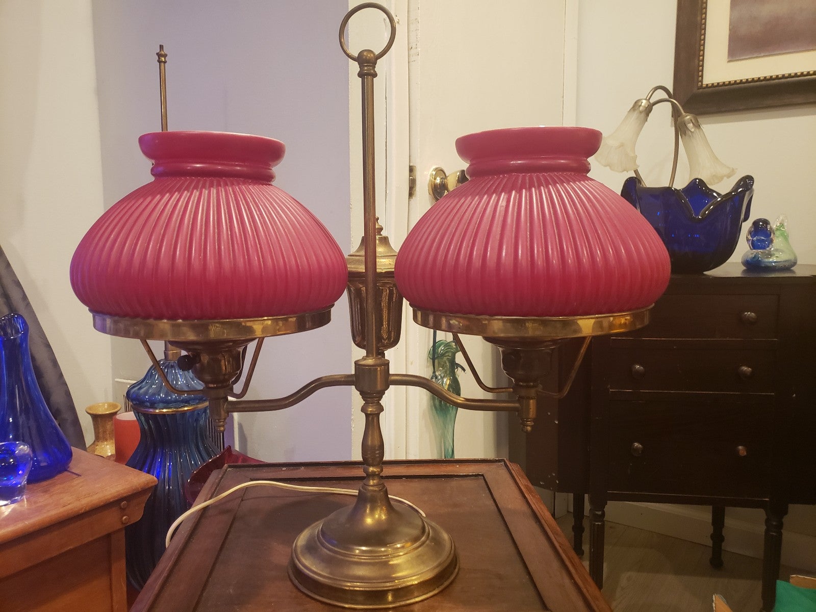 Vintage double studio lamp