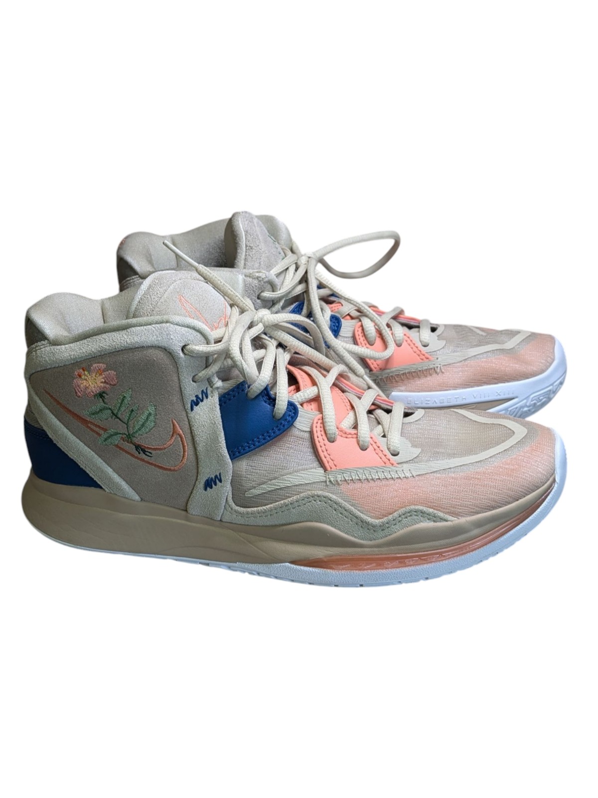 Nike Kyrie Infinity EP Floral Sneakers Size 7.5 Mens Womens 9 Shoes Light Brown