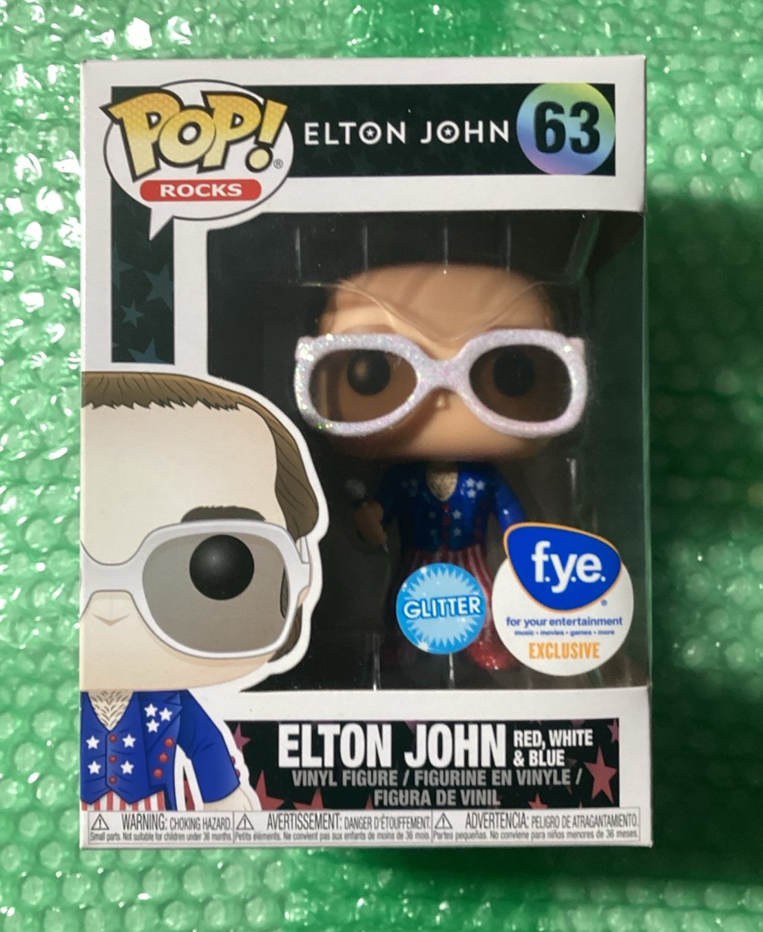 Elton John glitter Exclusive Funko pop