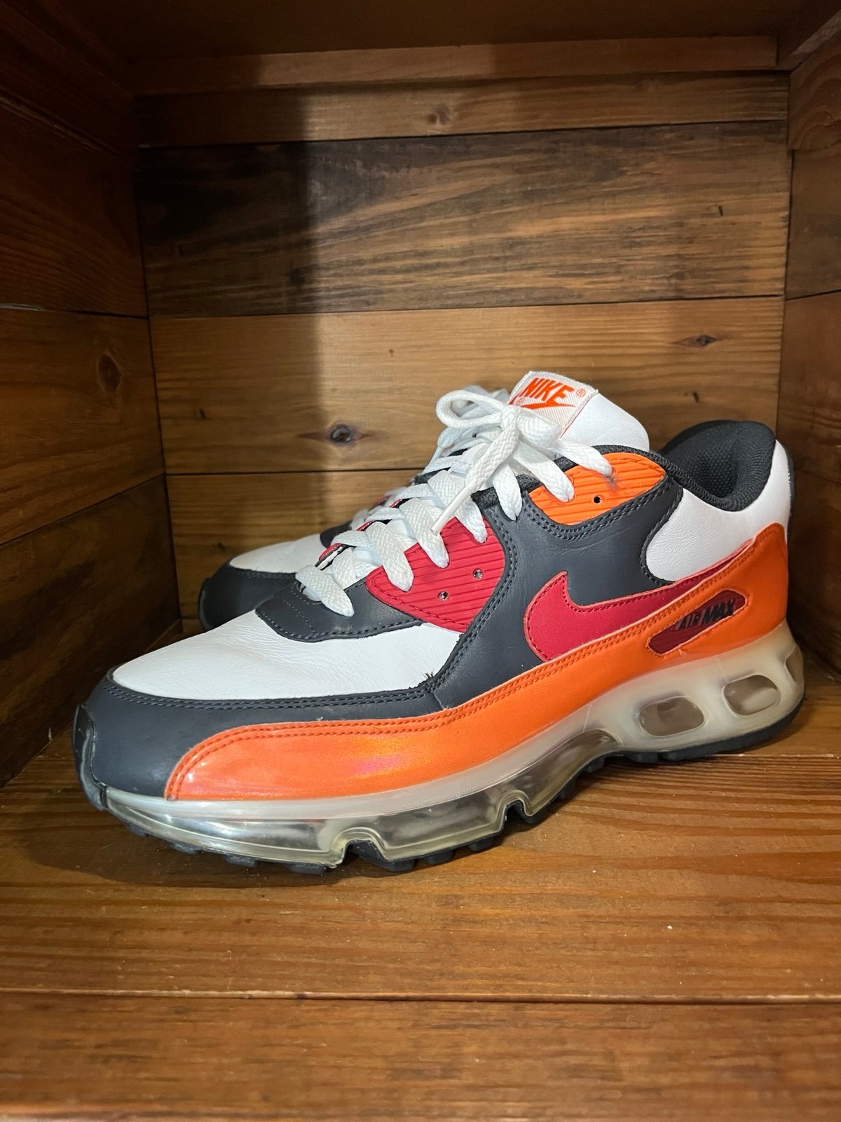 Air Max 360 Orange Blaze/Varsity Red/Anthracite 2006 - Size 10.5 WEARABLE