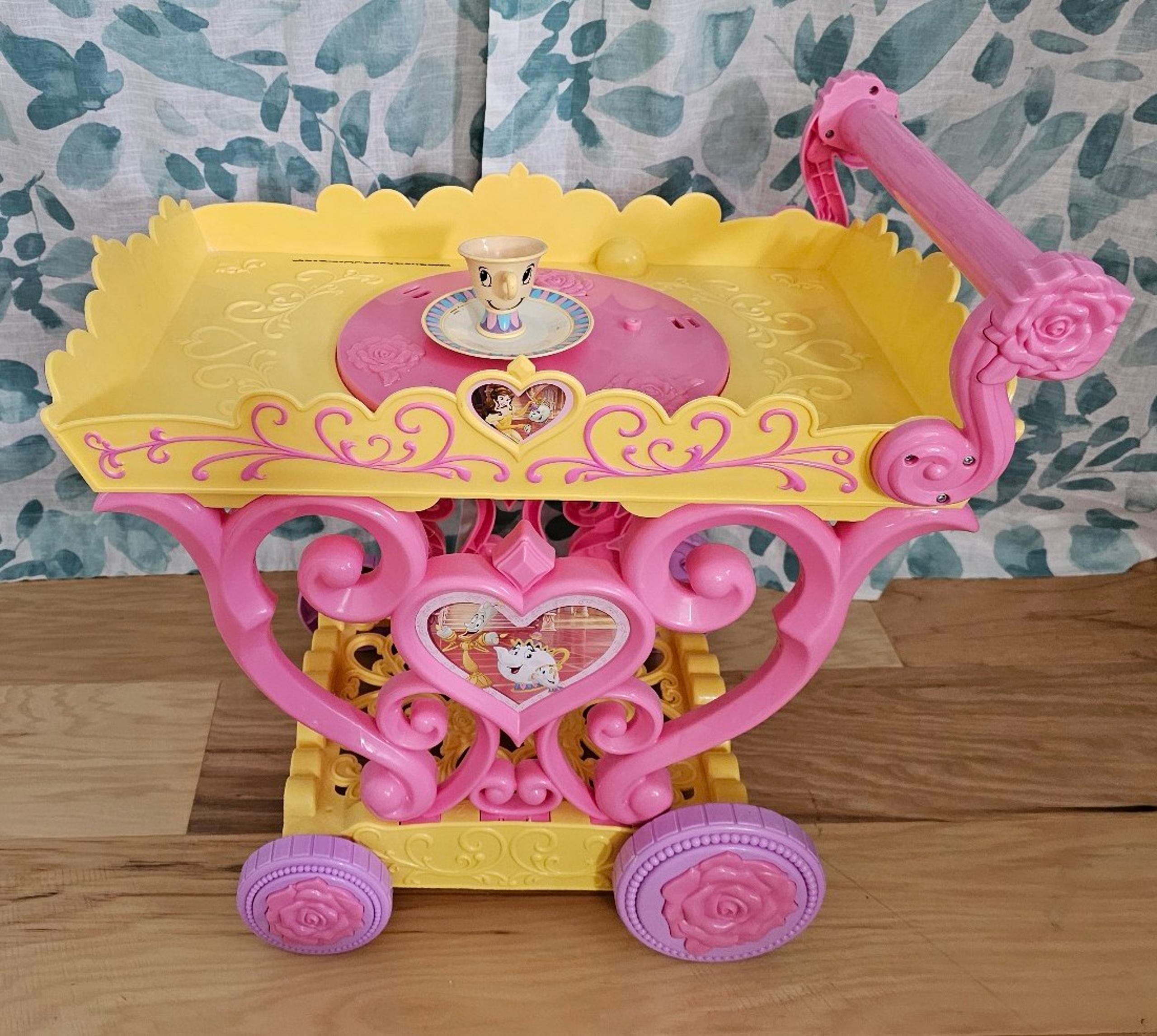 Disney Beauty and the Beast Princess Belle tea party cart discontinued