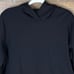 NEW Athleta Gallery Hoodie Top Long Sleeve Drawstring Waist Black Size Large