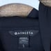 NEW Athleta Gallery Hoodie Top Long Sleeve Drawstring Waist Black Size Large