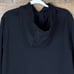 NEW Athleta Gallery Hoodie Top Long Sleeve Drawstring Waist Black Size Large