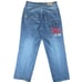 Enyce Baggy Y2K Style Embroidered Hip Hop Skater Jeans Sz 40 (40x34)