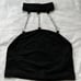 Black halter top