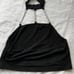 Black halter top
