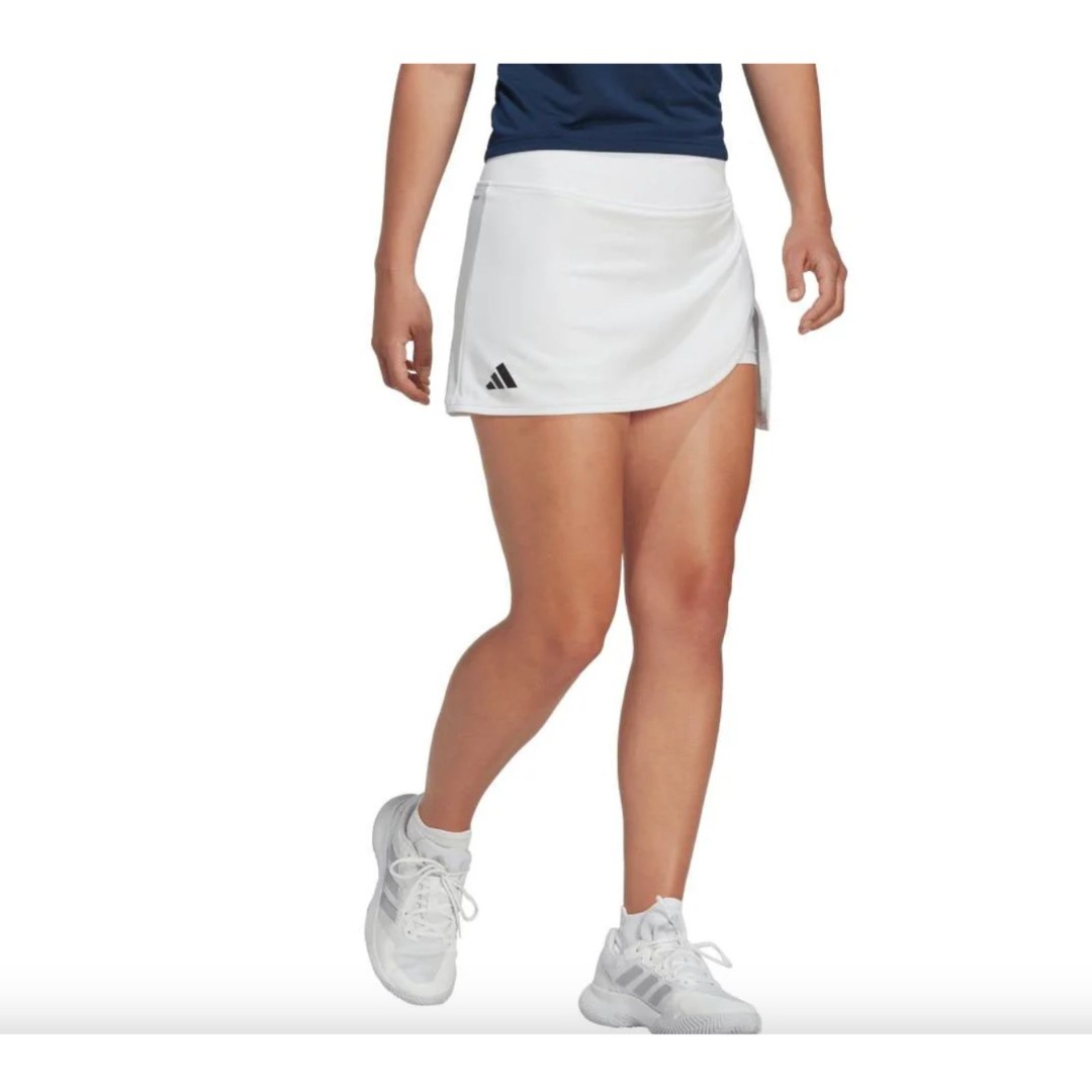 Adidas Aeroready Club Skirt Tennis Golf Skort White Preppy Athleisure Size XL