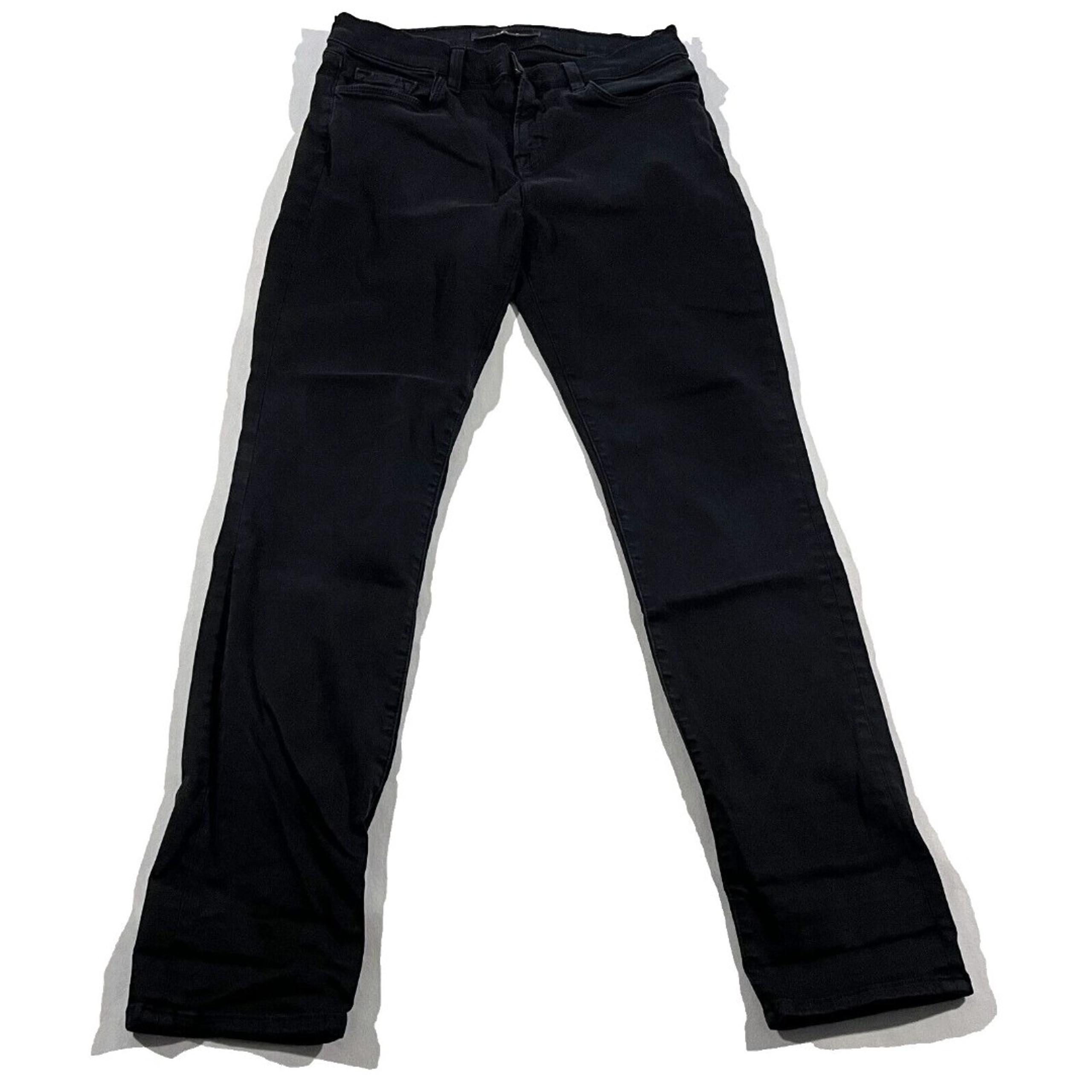 Womens Mid Rise Slim Leg Skinny Denim Stretch Jean Black Sz 29 - J Brand