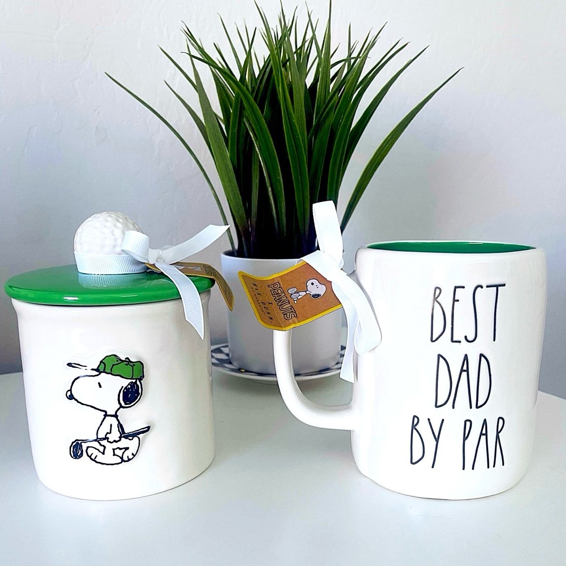 Rae Dunn X Peanuts Snoopy Golf Canister and Mug Bundle ♥️✨