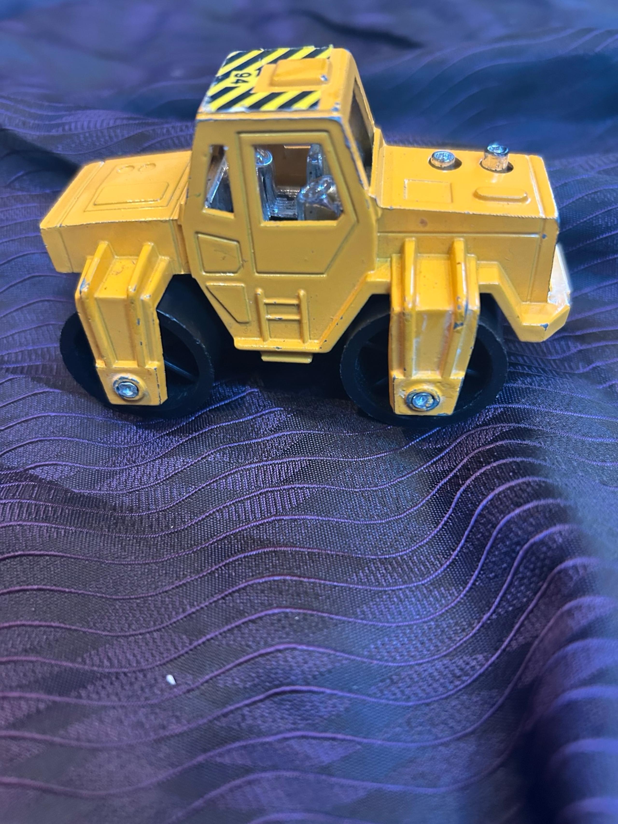 Tootsie Toy Yellow Road Roller