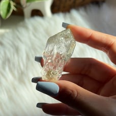 Himalayan Quartz with Chlorite Point - Crystal