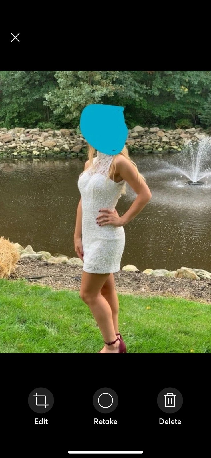 Sherri Hill full beaded short dress sz 0