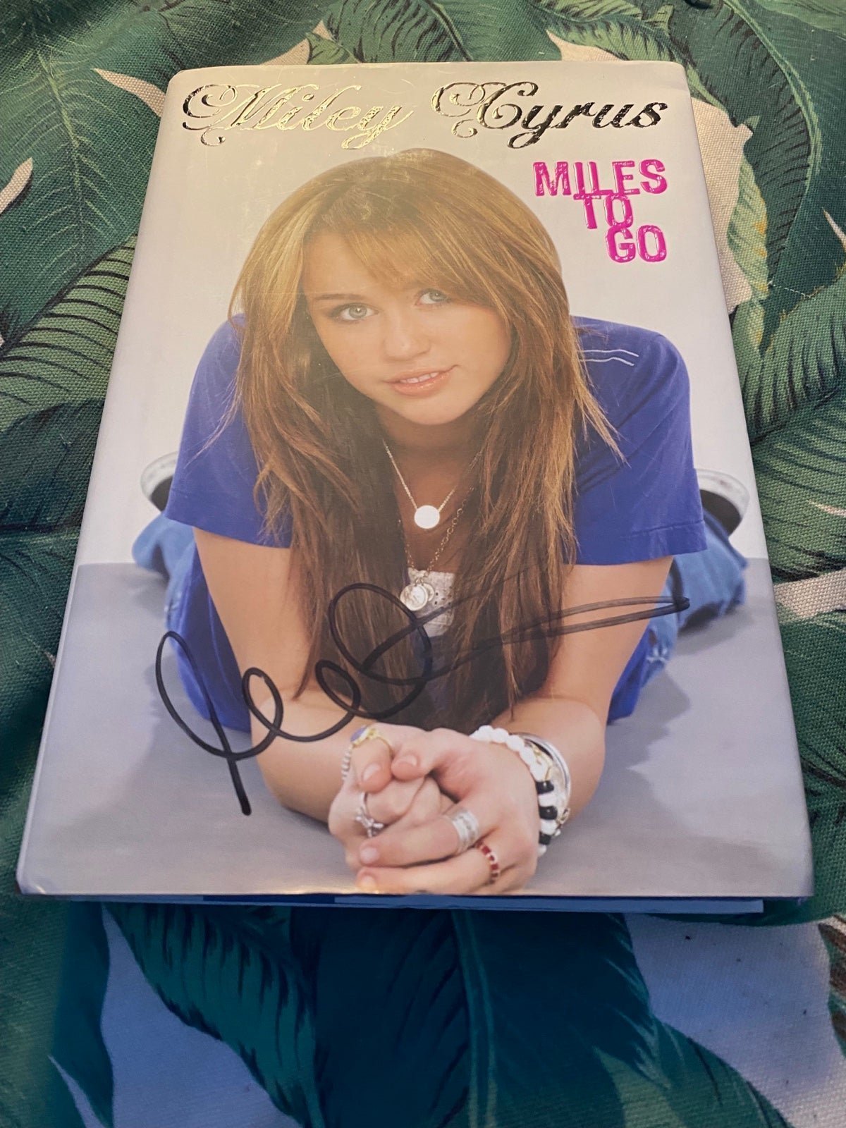 Miley Cyrus Signed Book