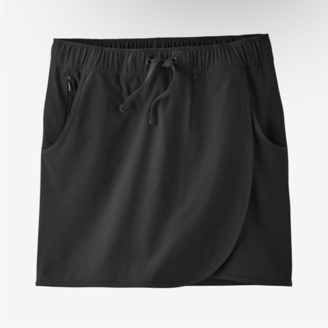 Patagonia Fleetwith Skort Skirt Black Size Medium Style 58635