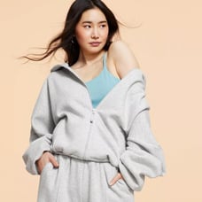 Viral exclusive deadstock Blogilates marshmallow full zip sweatshirt