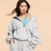 Viral exclusive deadstock Blogilates marshmallow full zip sweatshirt