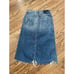 MOTHER The Swooner Straight A Chew Midi Skirt Cowboys Don't Cry Size 26