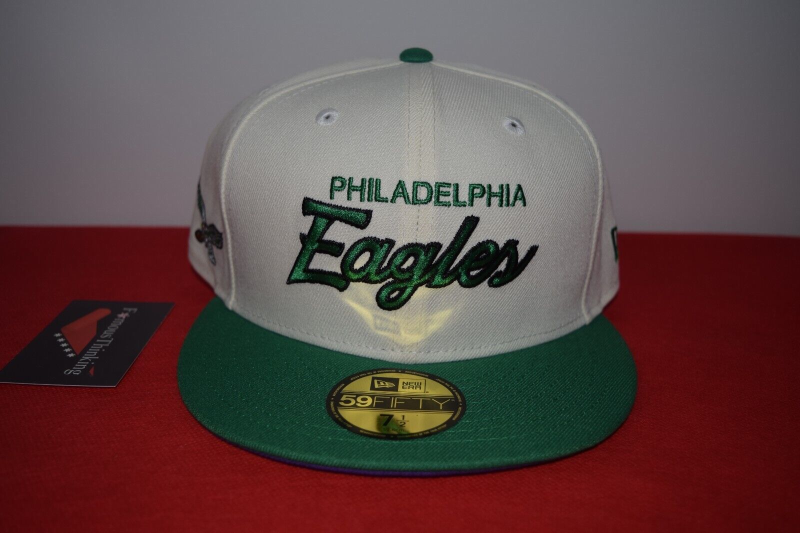 NFL New Era Philadelphia Eagles Retro Throwback Hat RARE Vintage Logo Hurts