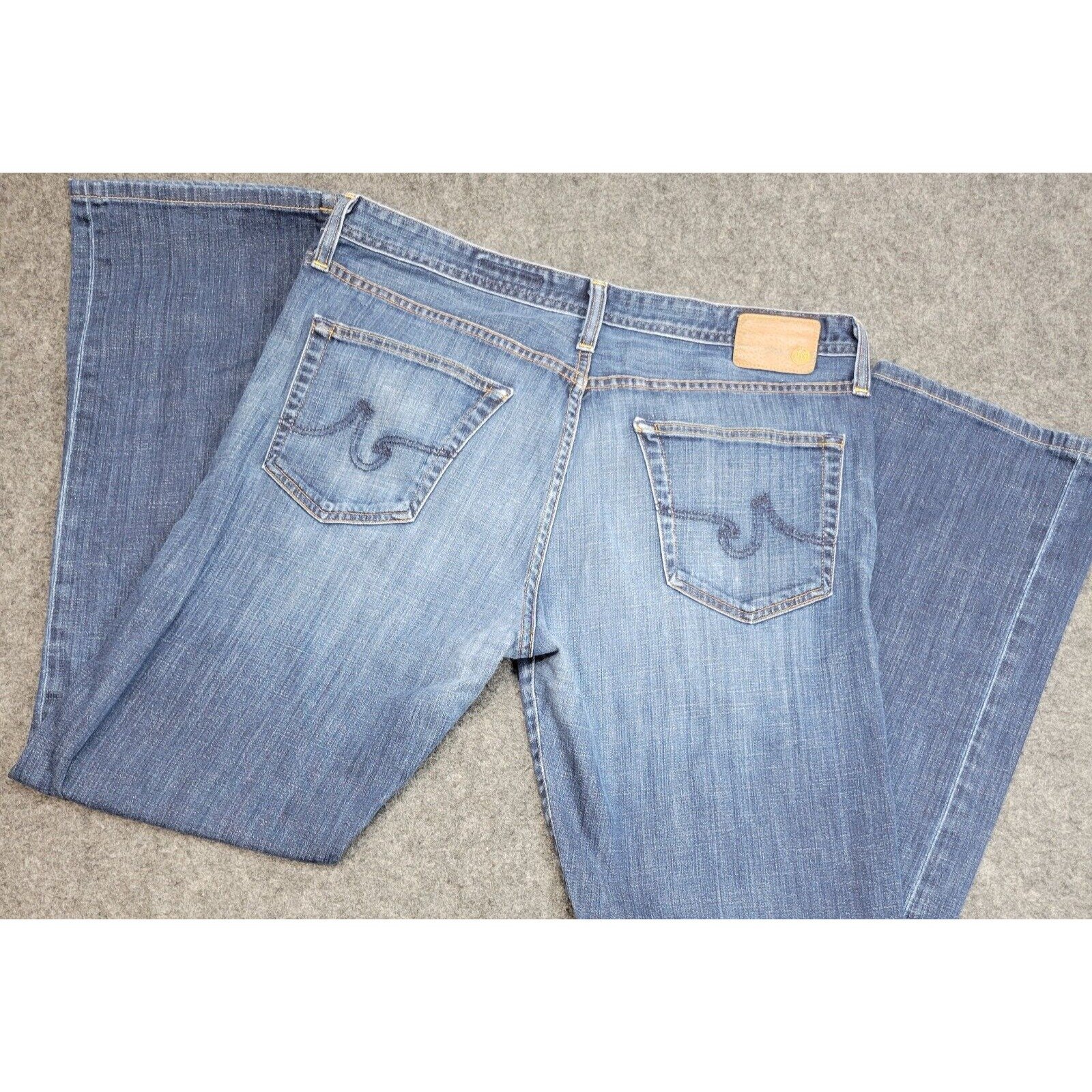 AG Adriano Goldschmied Mens Jeans 36x34 Bootcut Medium Wash Y2K Vintage Premium