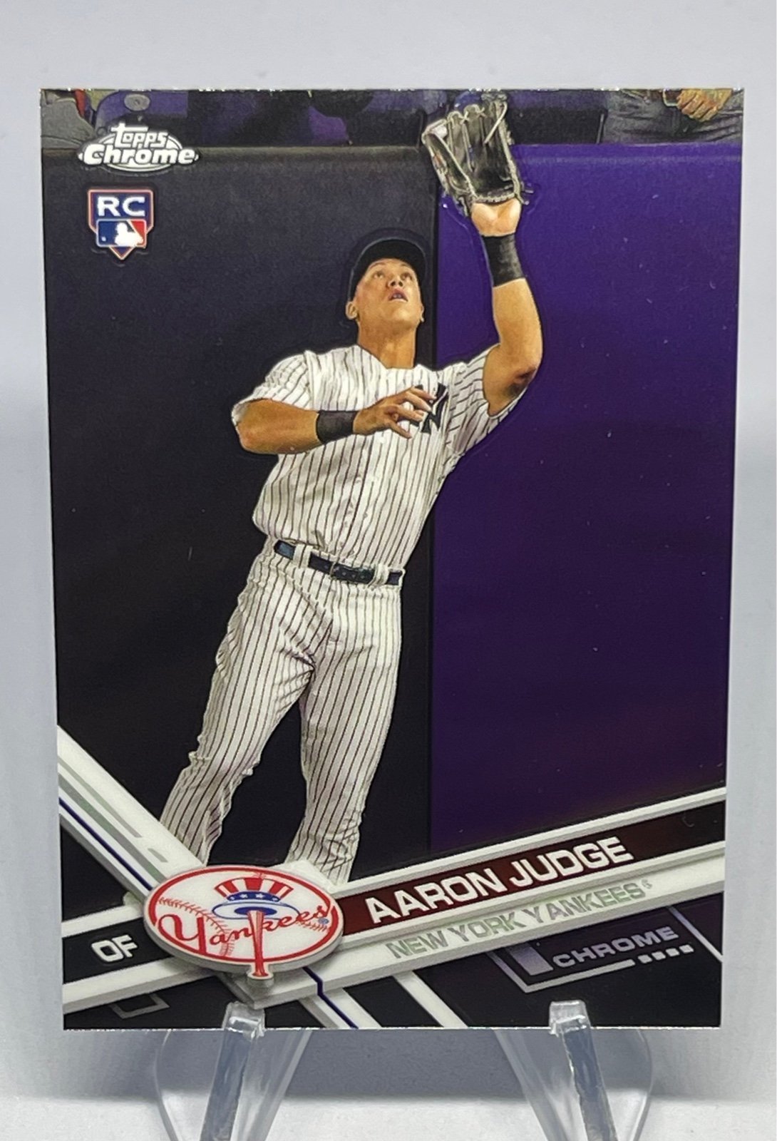 2017 Topps Chrome Aaron Judge #169 New York Yankees Rookie Card RC