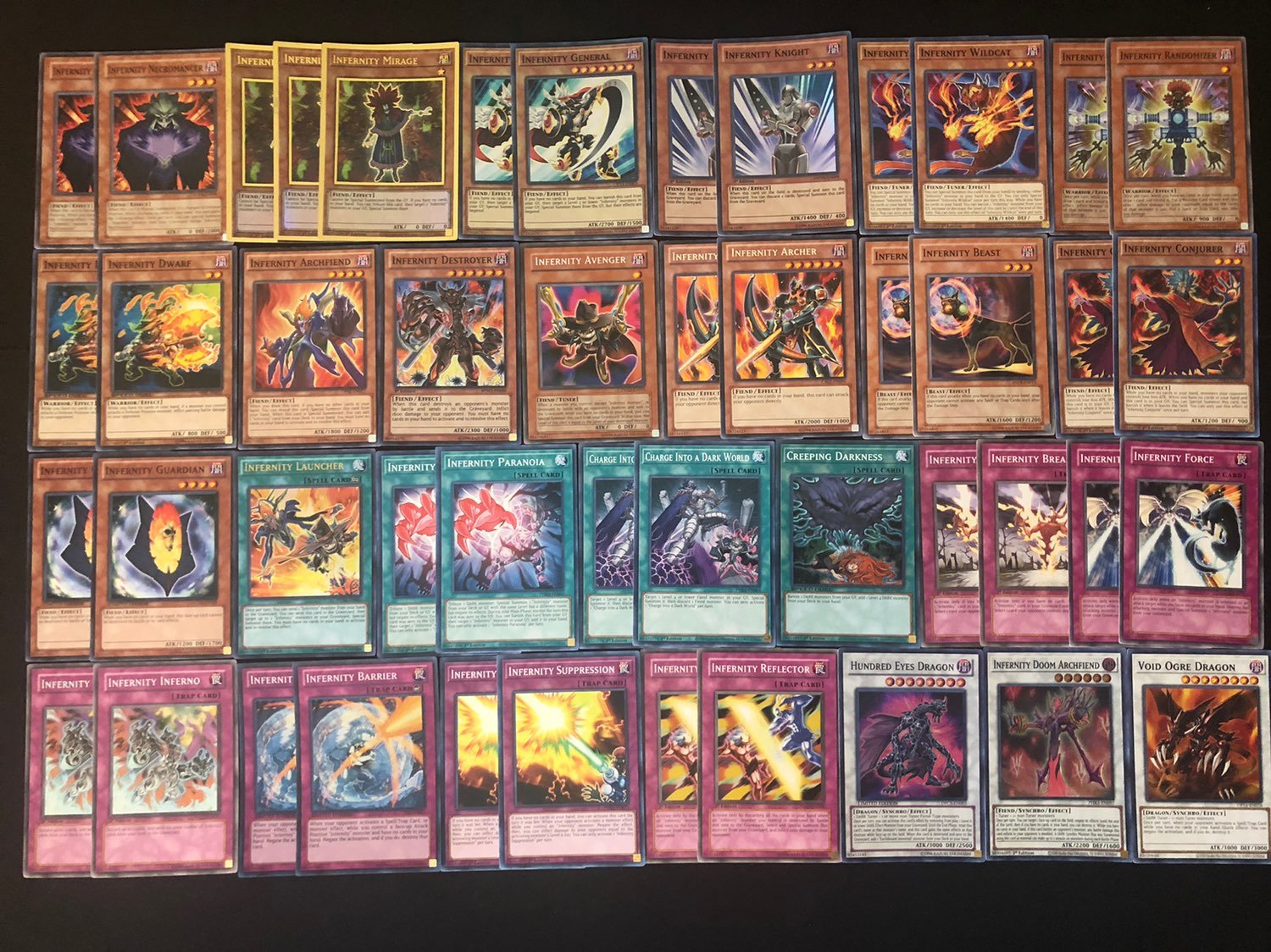YUGIOH INFERNITY DECK