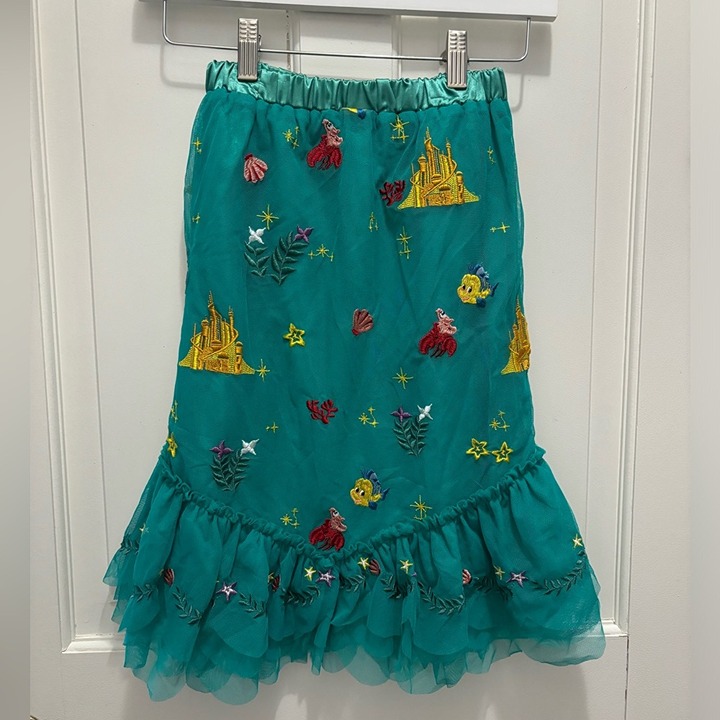 Hanna Andersson x Disney Ariel Tulle Skirt M