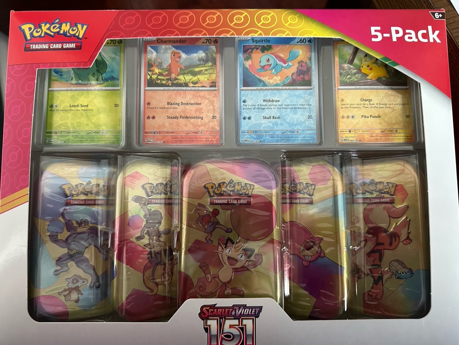 Pokémon Scarlet & Violet 151 tins