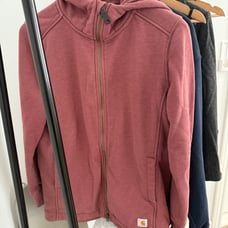 Carhartt Pink Sweatshirt Hoodie Soft Knit Relaxed Fit