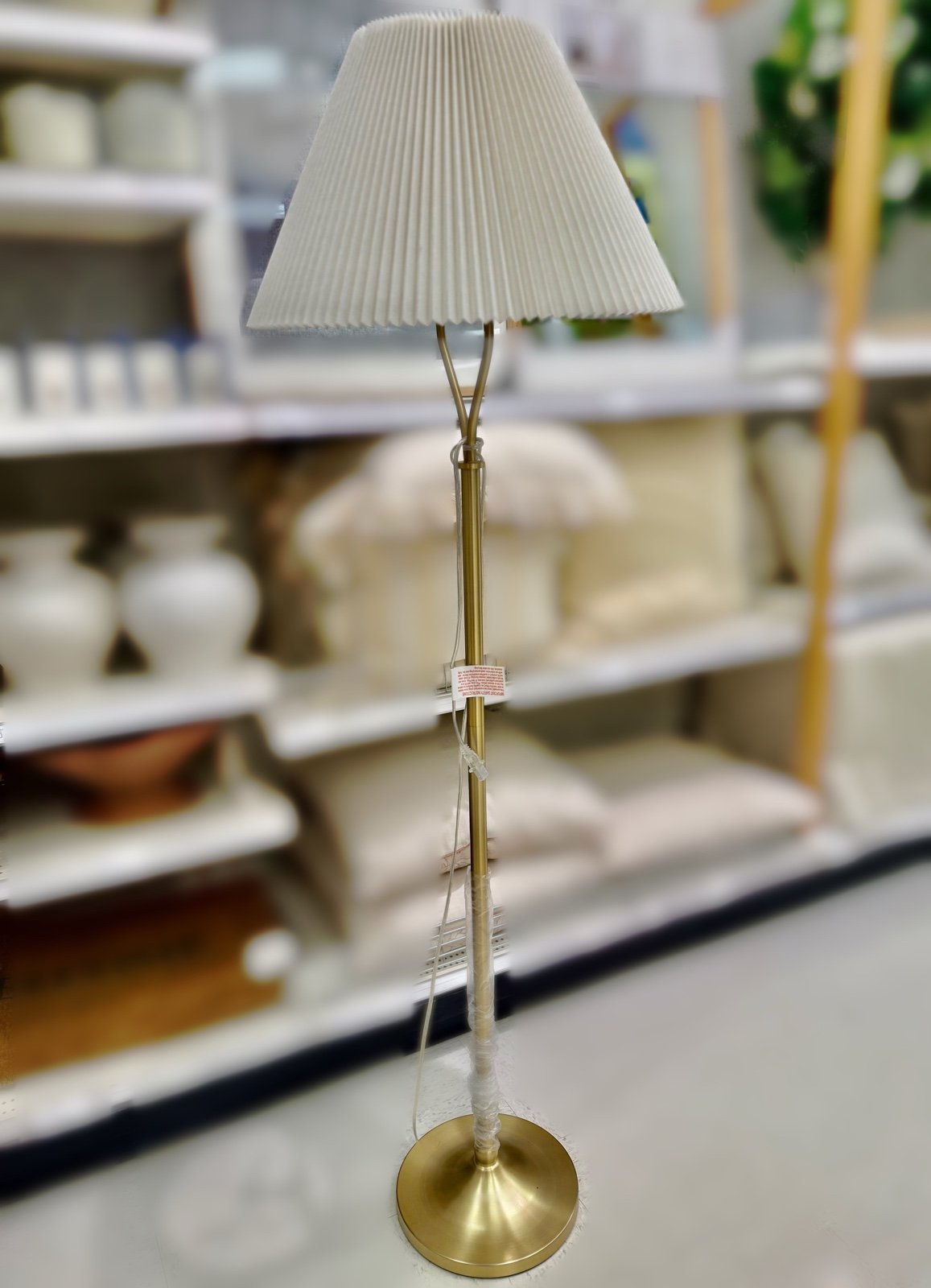 Brass Metal Stem Floor Lamp - Threshold designed with Studio McGee