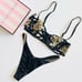 32C MEDIUM Victoria’s Secret black bra set