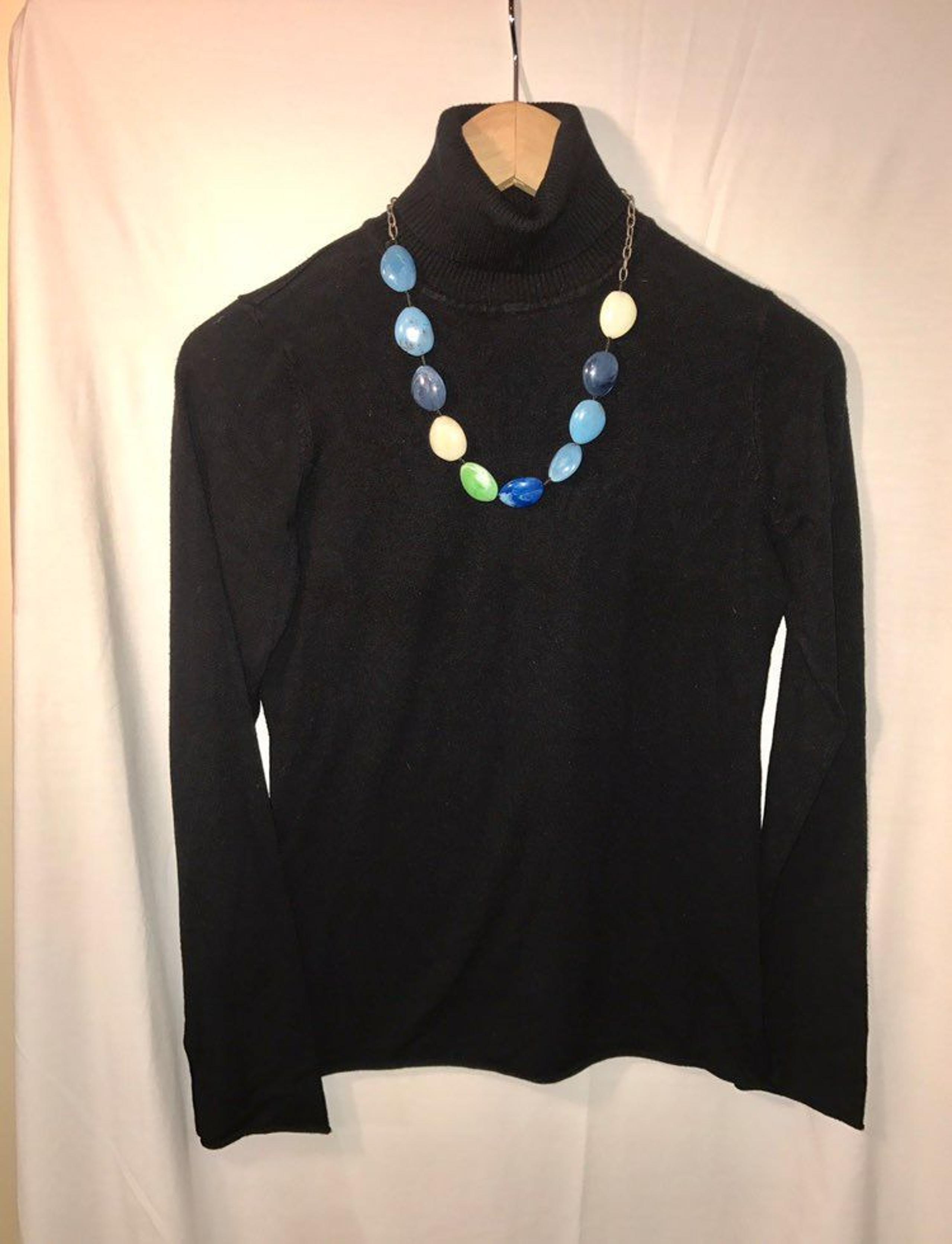 The Limit Black Turtle Neck Size small