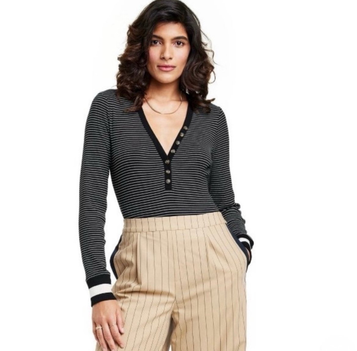 NWT La Ligne Target Striped Bodysuit