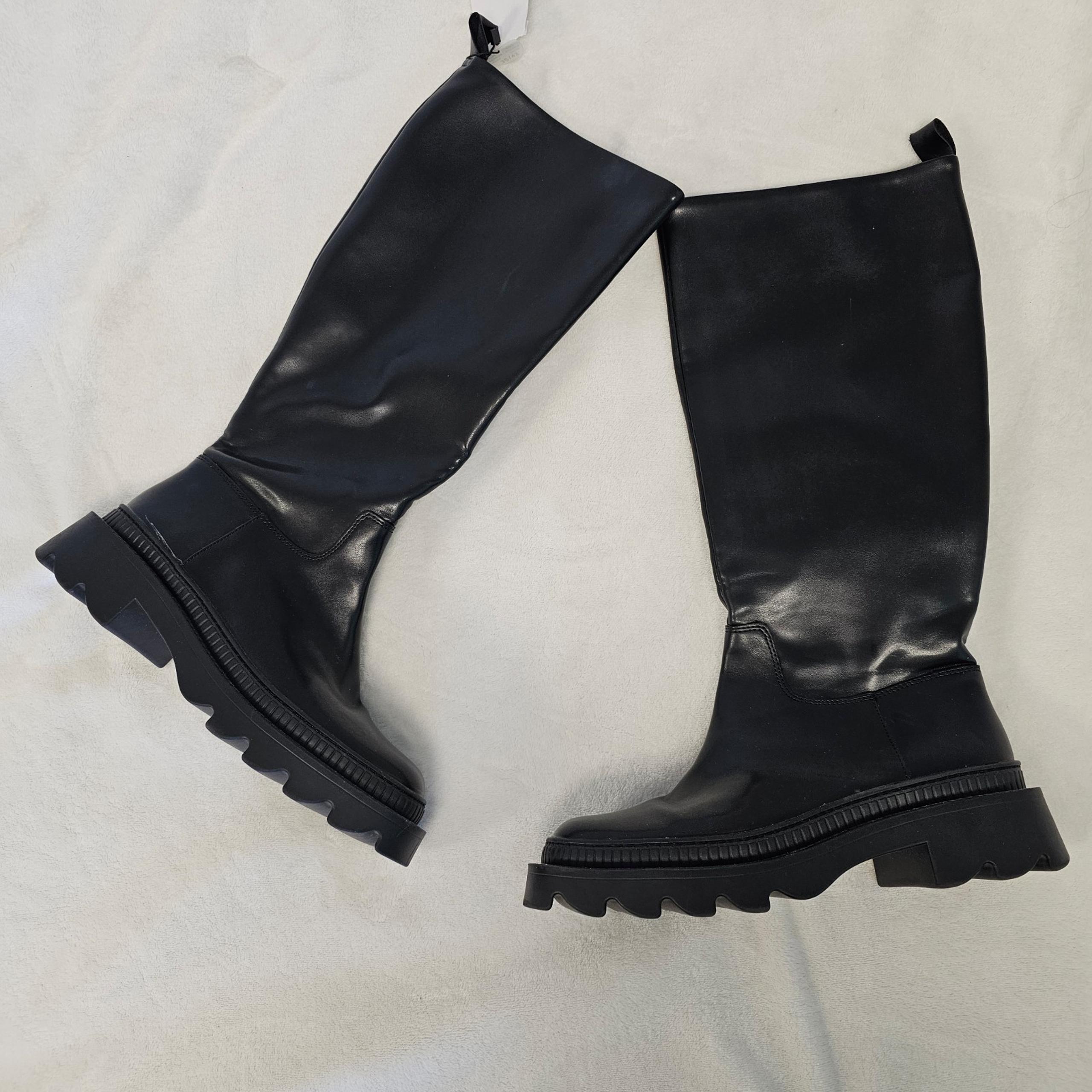 Mango High Boot with Track Sole