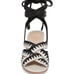 PLV Pour La Victoire Anisa Leather Ankle Wrap Heel Sandals Size 6