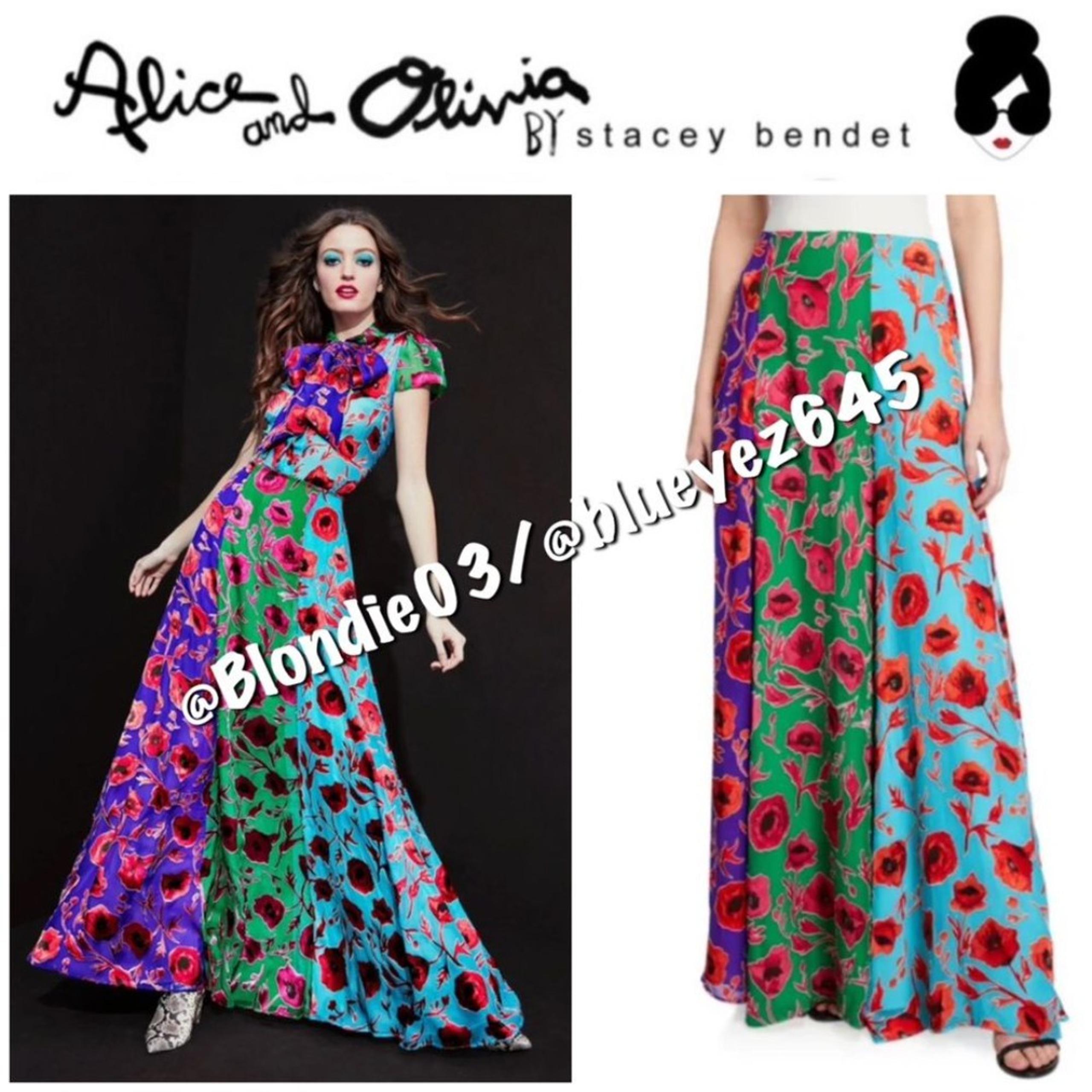 Alice + Olivia “Aquinnah” paneled maxi skirt 2