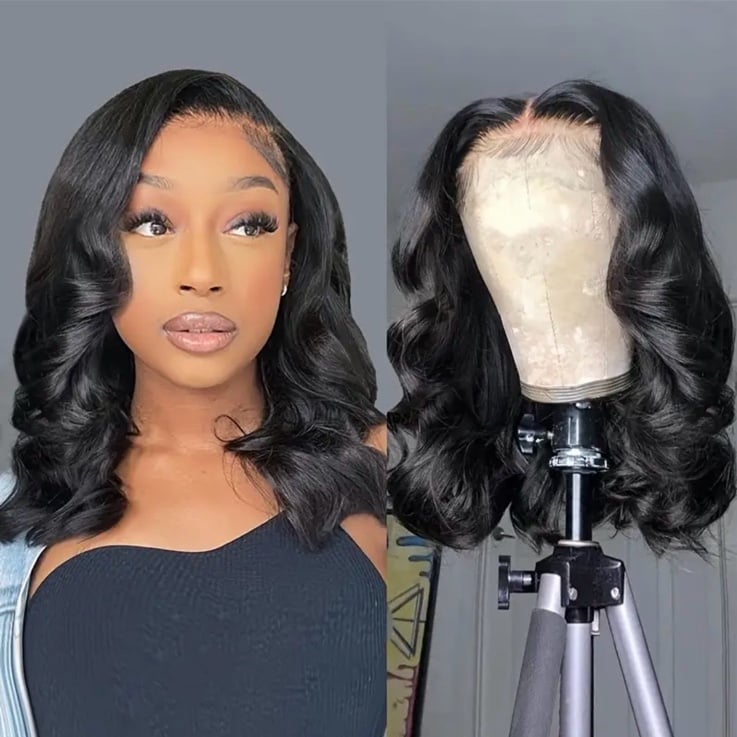 20 Inch bob wig pre plucked human hair