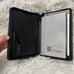 St. Dennis Black Leather Zip Around Binder Organizer W/ Card Wallet NEW