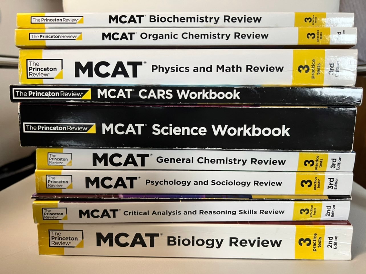MCAT Princeton Review Prep set
