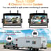RV Backup Camera Wireless HD 1080P with 7 Inch DVR Monitor For Vehicles