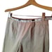 Eskandar Womens 1 Capri Pants Tan Mid Rise Side Zipper Stretch Zip England