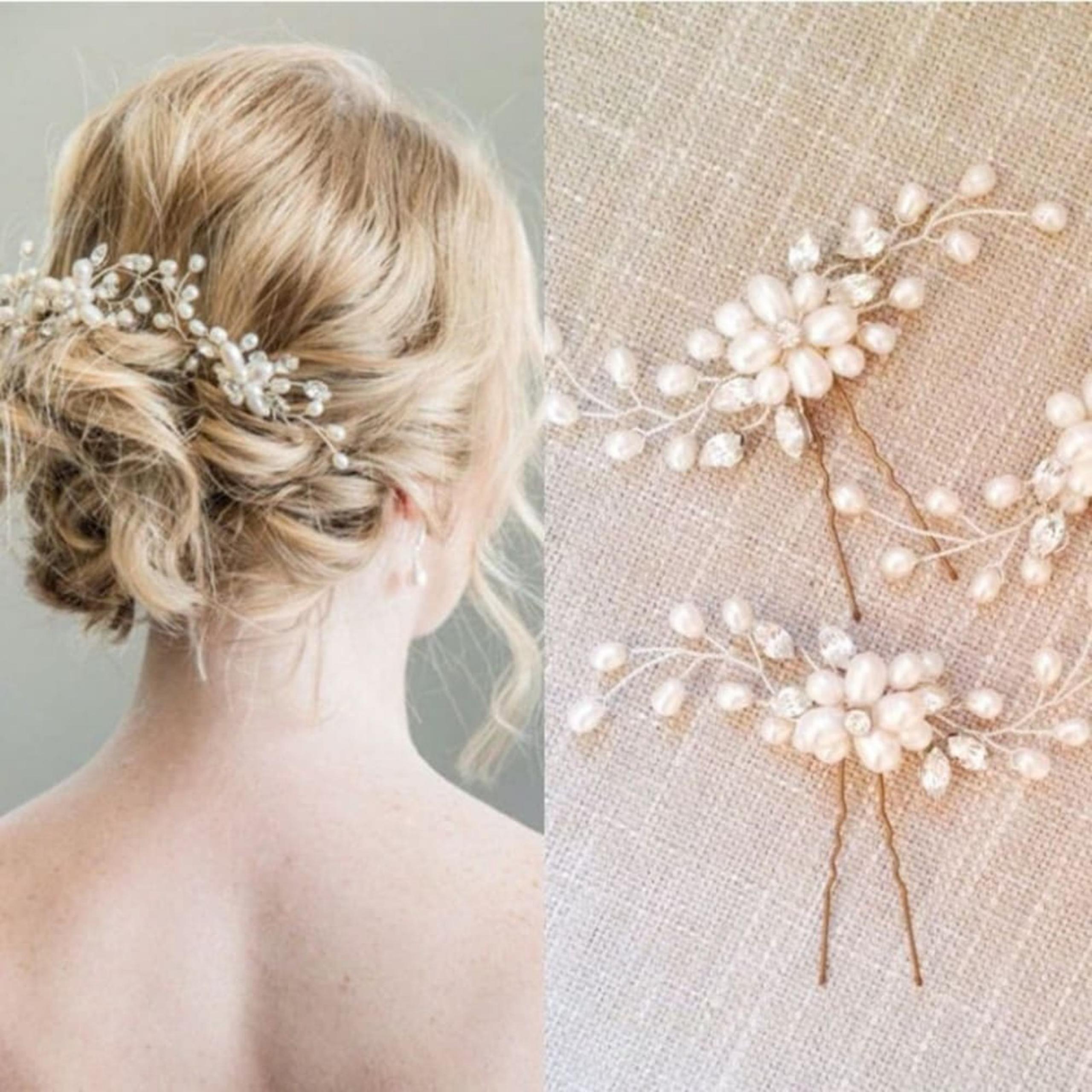 Pair of ladies Faux Pearl hair Pins