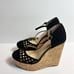 Jessica Simpson Marshela Black Brown Wedge Women Heels 8.5 Brand New With Box