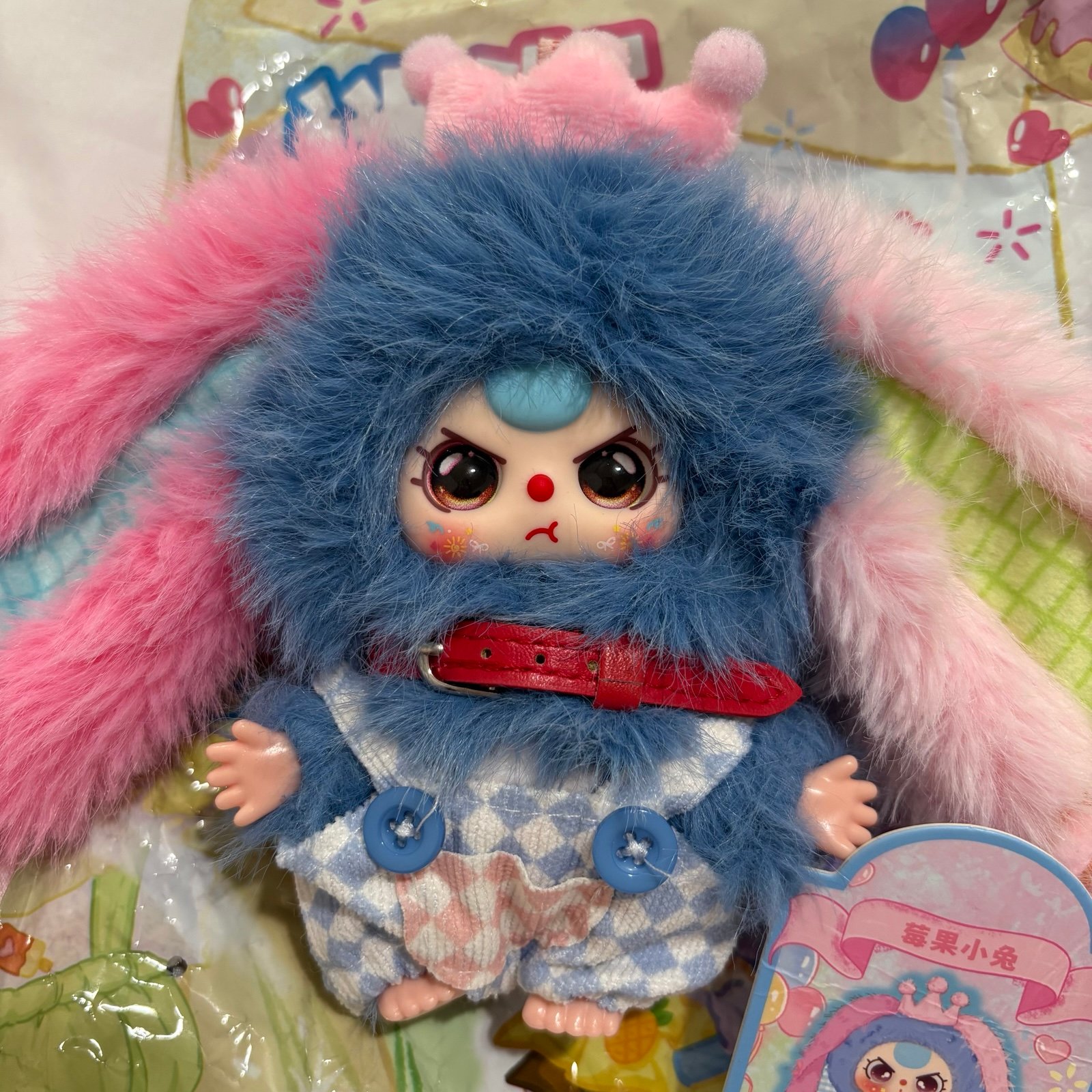 BABY THREE MINI MACARON SECRET WITH CUSTOM EYES