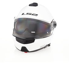 LS2 Strobe Solid Gloss White Helmet