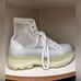 Alexander McQueen Off-White Mesh Tread Slick High Sneakers Size 43