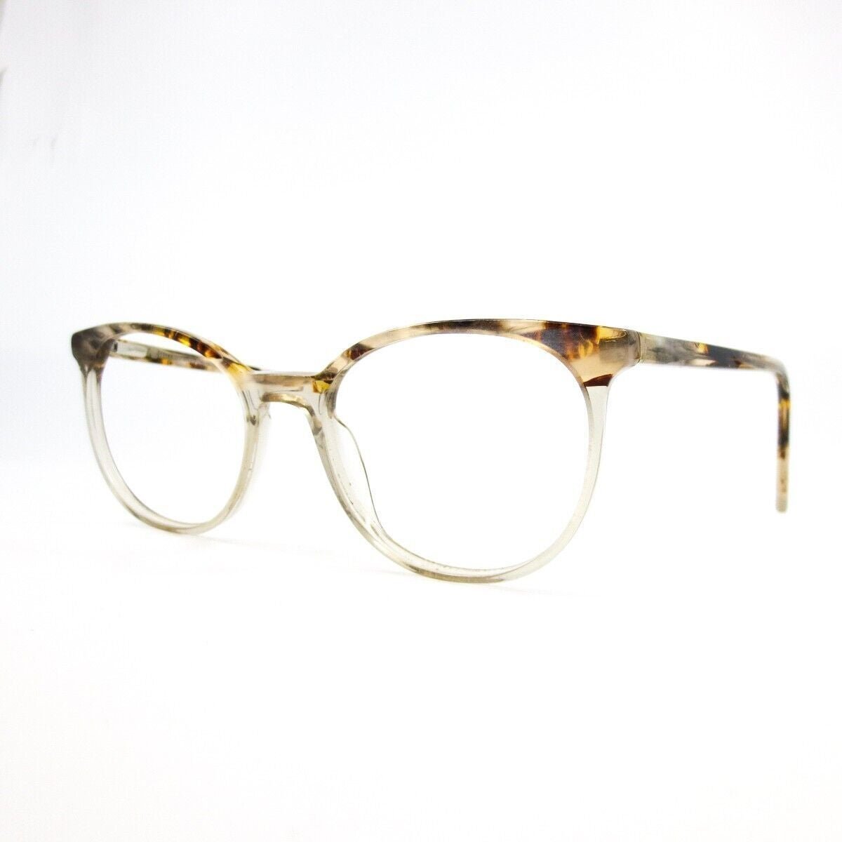 Chelsea Morgan CM 20213 Brown Fade Unisex Round Eyeglasses 52-19-140
