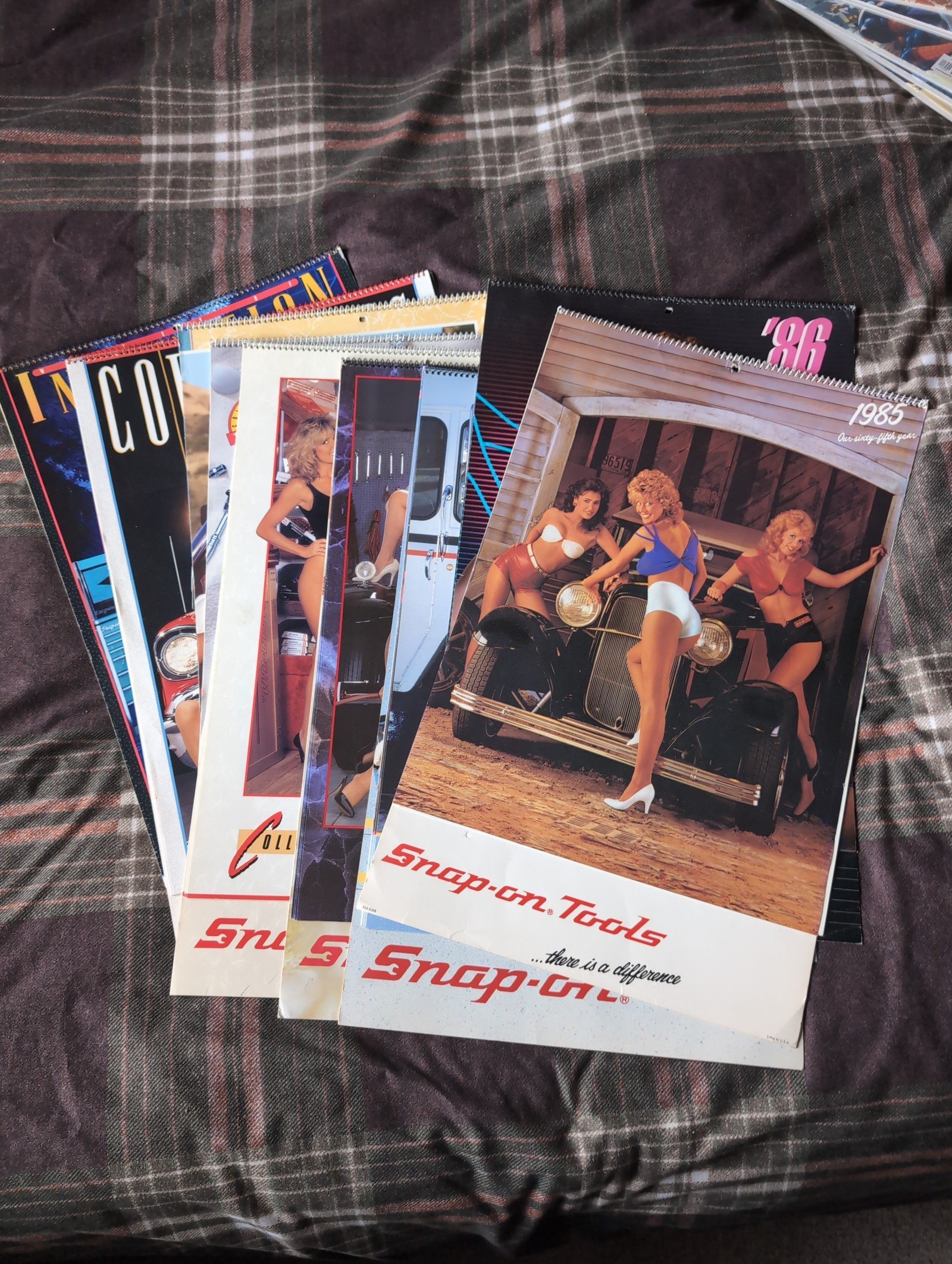 9 snap on calendars model women
